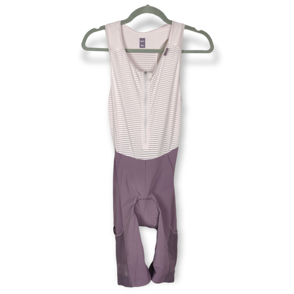 Rapha Women's Cycling Cargo Bib Shorts Small Lavender